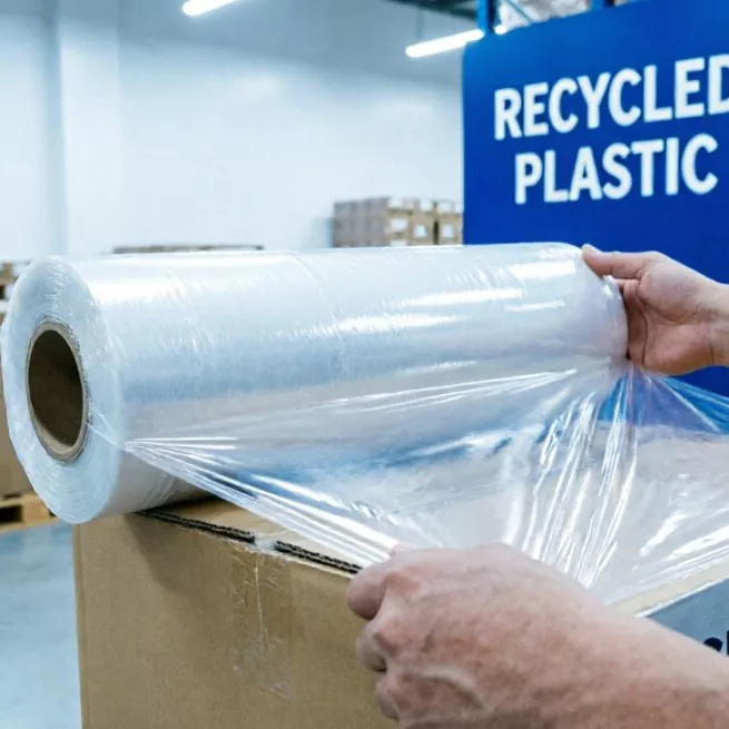 Recycled Plastic Stretch Wrap Film